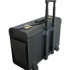 Lorell Oversized Rolling Catalog Case, Black