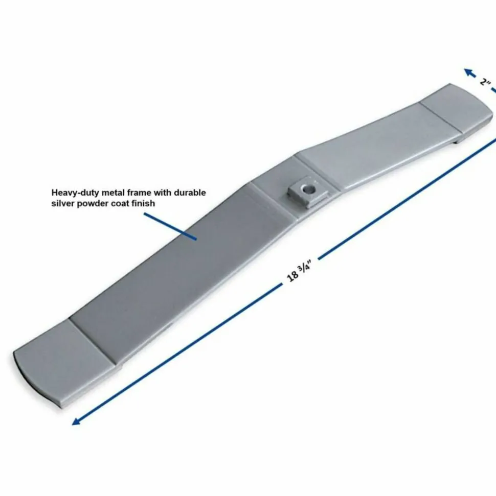 Lorell Panel Foot Aluminum Panel System, 2-Pack