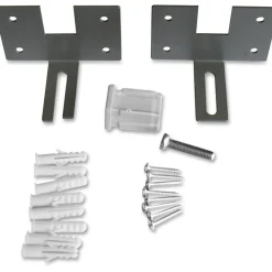 Lorell Panel System Panel Wall Bracket, 2-pack, Aluminum
