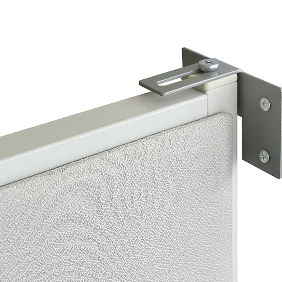 Lorell Panel System Panel Wall Bracket, 2-pack, Aluminum