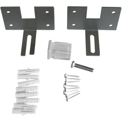 Lorell Panel System Panel Wall Bracket, 2-pack, Aluminum