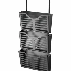 Lorell 3-Pocket Plastic Hanging Wall File, 9-3/4