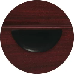 Lorell Prominence 2.0 72"W Double-Pedestal Computer Desk, Mahogany