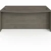Lorell Prominence 2.0 72"W x 24"D Left-Pedestal Computer Desk, Gray Elm