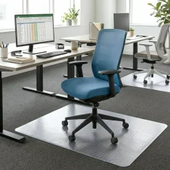 Lorell Rectangular Chair Mat for Medium-Pile Carpet - 48