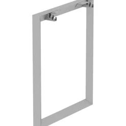 Lorell Relevance Series Desk Leg Frame, Silver, 23.3