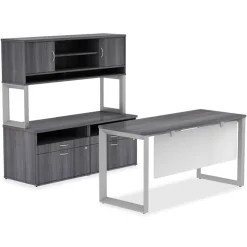 Lorell Relevance Series Modesty/Privacy Panel, Clear, For 59 7/8"W Desk