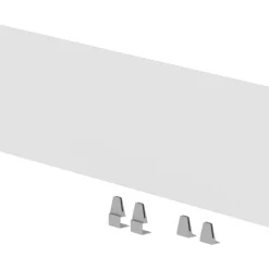 Lorell Relevance Series Modesty/Privacy Panel, Clear, For 59 7/8