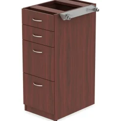 Lorell Relevance Series Pedestal File, Mahogany