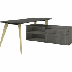 Lorell Relevance Series Storage Cabinet Credenza w/No Doors