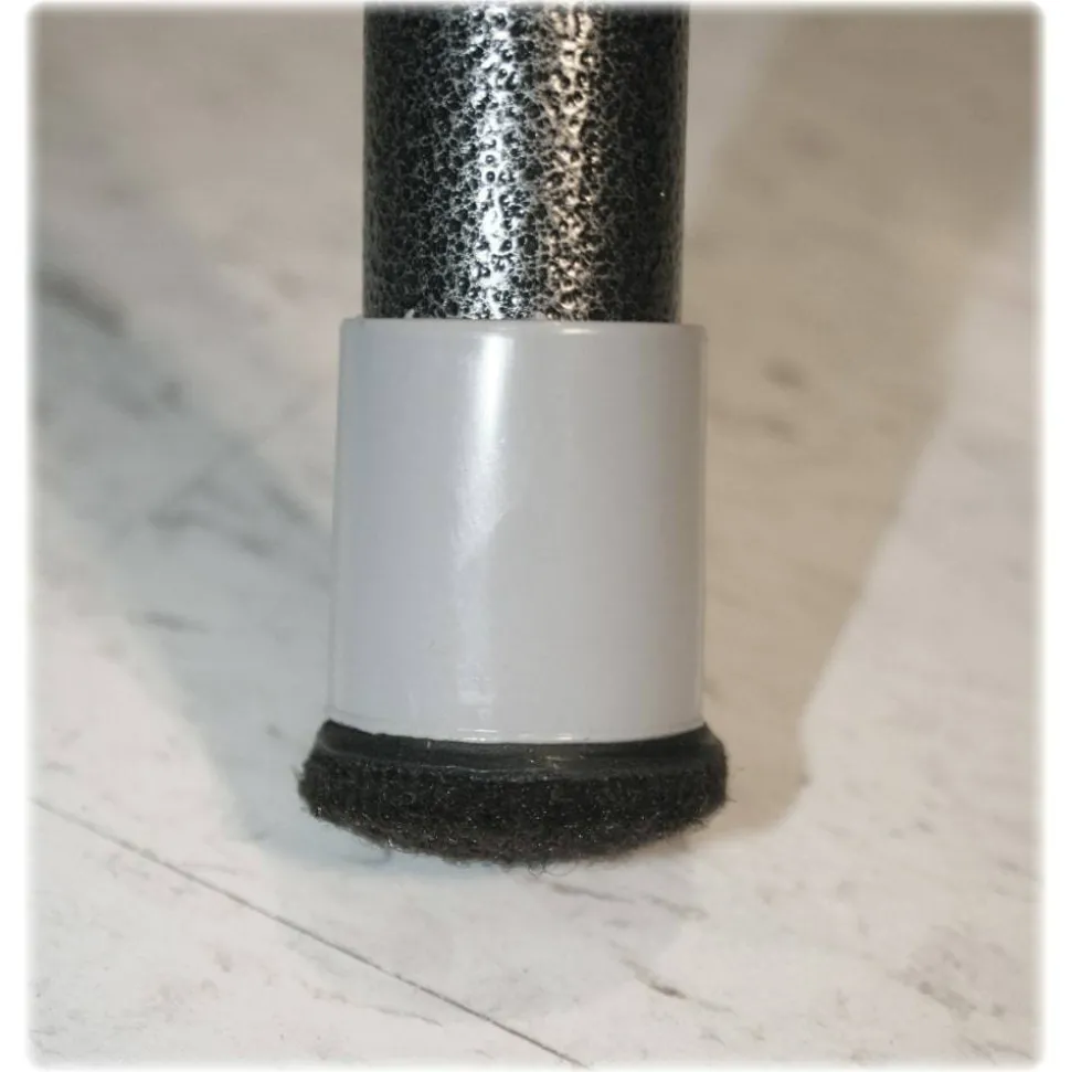 Lorell Replacement Chair Tips With Felt, 7/8," Gray, Set Of 16