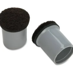 Lorell Replacement Chair Tips With Felt, 7/8,