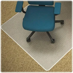 Lorell Rolled Low Pile Studded Chair Mat, 45