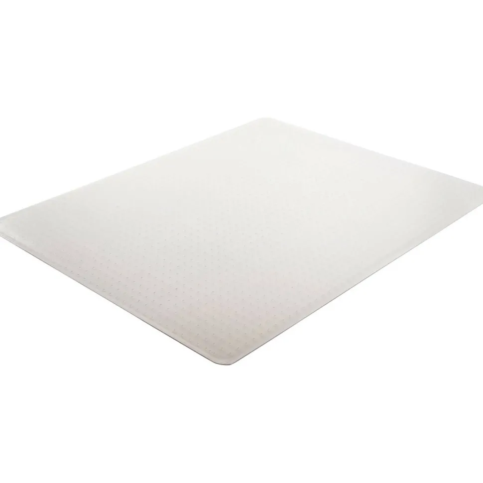 Lorell Rolled Low Pile Studded Chair Mat, 46" x 60"