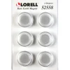 Lorell Round Cap Rare Earth Magnets - 1.2" Diameter - Round - 1 Pack - Clear
