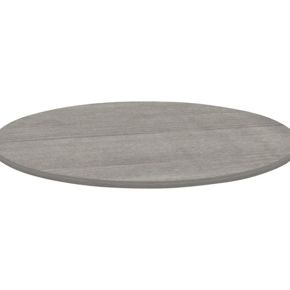 Lorell Round Conference Tabletop, 48", Weathered Charcoal