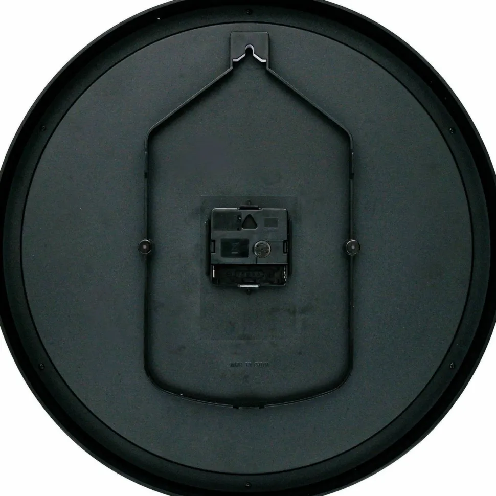 Lorell 14-1/2" Self-Set Wall Clock - Analog - Quartz - White Main Dial - Black Case
