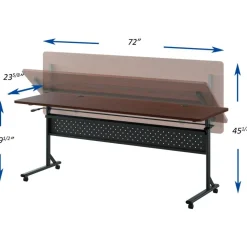 Lorell Shift 2.0 Flip and Nesting Mobile Table