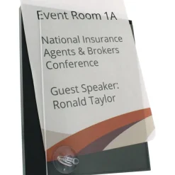 Lorell Snap Plate Architectural Sign