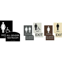 Lorell Snap Plate Architectural Sign
