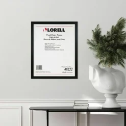 Lorell Solid Wood Poster Frame - 22" x 28" Frame Size - Rectangle - Horizontal, Vertical - Black - 1 Each