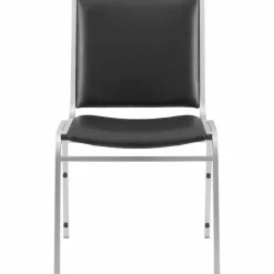 Lorell Stacking Chair Armless Black 4/box