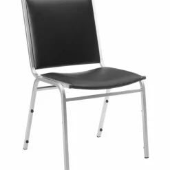 Lorell Stacking Chair Armless Black 4/box