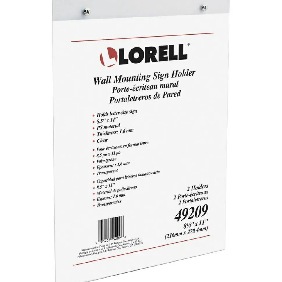 Lorell Wall-Mounted Sign Holders