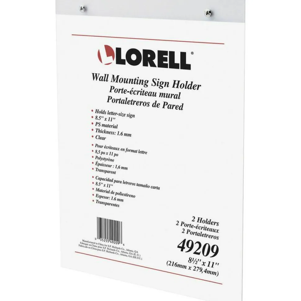 Lorell Wall-Mounted Sign Holders
