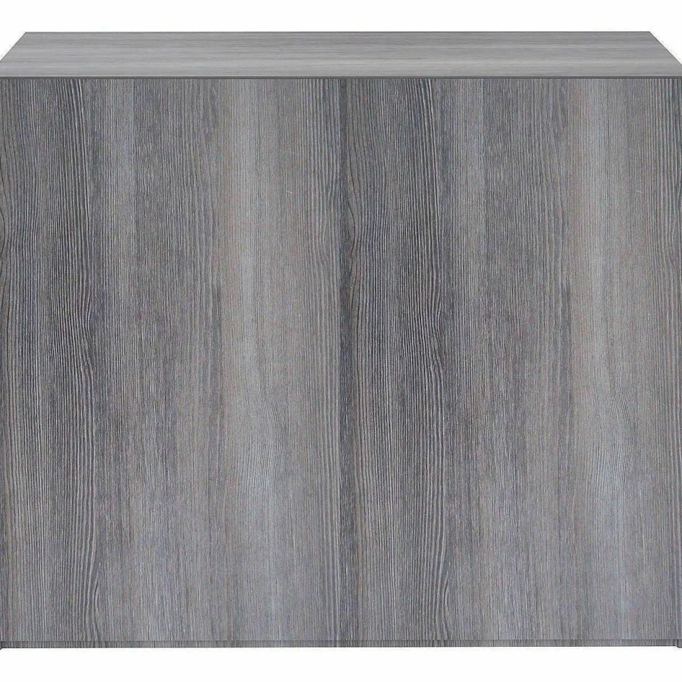 Lorell Weathered Charcoal Laminate Bookcase