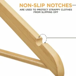 Lorell Wooden Coat Hangers