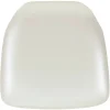 Louise Hard Ivory Vinyl Chiavari Chair Cushion
