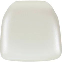 Louise Hard Ivory Vinyl Chiavari Chair Cushion