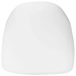 Louise Hard White Fabric Chiavari Chair Cushion