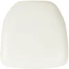 Louise Hard White Vinyl Chiavari Chair Cushion