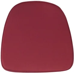 Louise Soft Burgundy Fabric Chiavari Chair Cushion