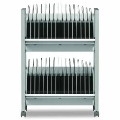 Luxor 32 Bay Open Charging Cart for 32 Devices, 27 x 14.75 x 39.75