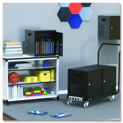 Luxor Modular Charging Cabinet for 10 Devices, 15 x 15 x 16.75