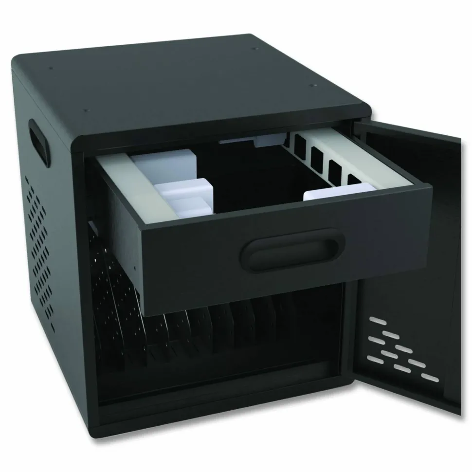 Luxor Modular Charging Cabinet for 10 Devices, 15 x 15 x 16.75