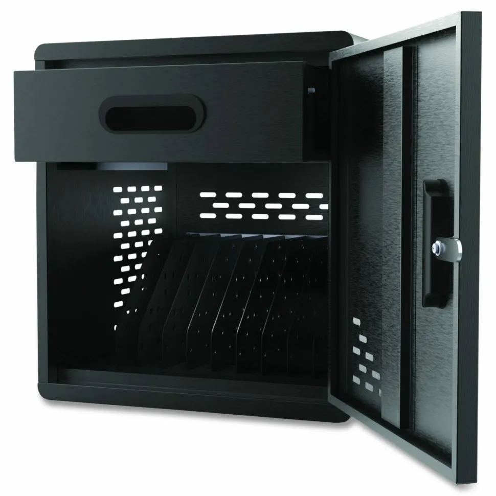 Luxor Modular Charging Cabinet for 10 Devices, 15 x 15 x 16.75