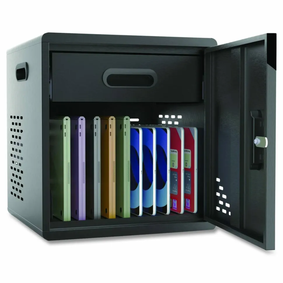 Luxor Modular Charging Cabinet for 10 Devices, 15 x 15 x 16.75
