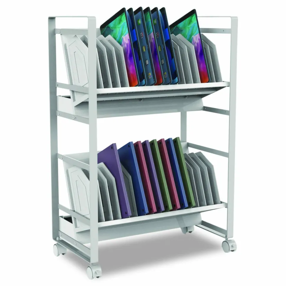 Luxor 32 Tablet/Chromebook Open Charging Cart for 32 Devices, 27 x 14.75 x 39.75