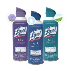 LYSOL Air Sanitizer Spray - Simple Fresh 10 oz., Case of 6 cans