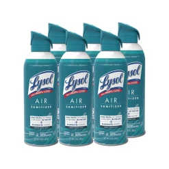 LYSOL Air Sanitizer Spray - Simple Fresh 10 oz., Case of 6 cans