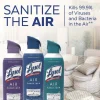LYSOL Brand Air Sanitizer Spray, Light Breeze Scent, 10 oz Aerosol Can, 6/Carton
