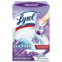 LYSOL Brand Click Gel Automatic Toilet Bowl Cleaner, Lavender Fields Scent, 6/Box, 4 Boxes/Carton