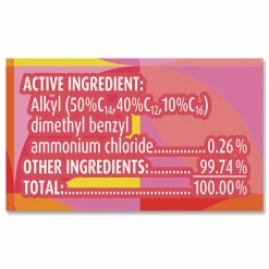 LYSOL Brand Disinfecting Wipes, 1-Ply, 7 x 7.25, Mango and Hibiscus, White, 80 Wipes/Canister, 6 Canisters/Carton