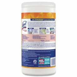 LYSOL Brand Disinfecting Wipes, 1-Ply, 7 x 7.25, Mango and Hibiscus, White, 80 Wipes/Canister, 6 Canisters/Carton