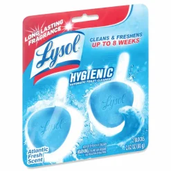 LYSOL Brand Hygienic Automatic Toilet Bowl Cleaner, Atlantic Fresh Scent, 2/Pack
