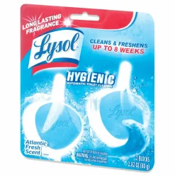 LYSOL Brand Hygienic Automatic Toilet Bowl Cleaner, Atlantic Fresh Scent, 2/Pack